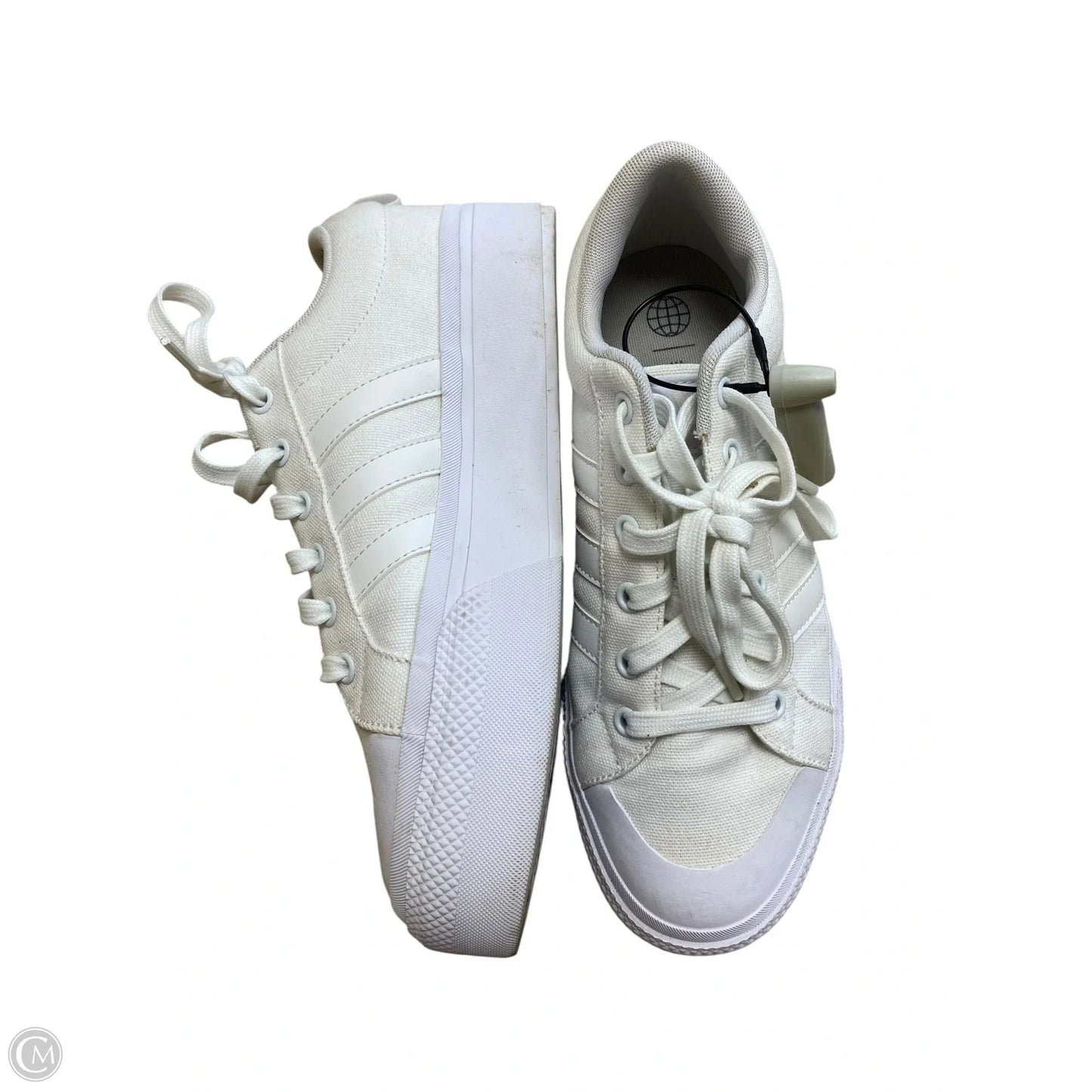 Shoes Sneakers By Adidas In White, Size: 9