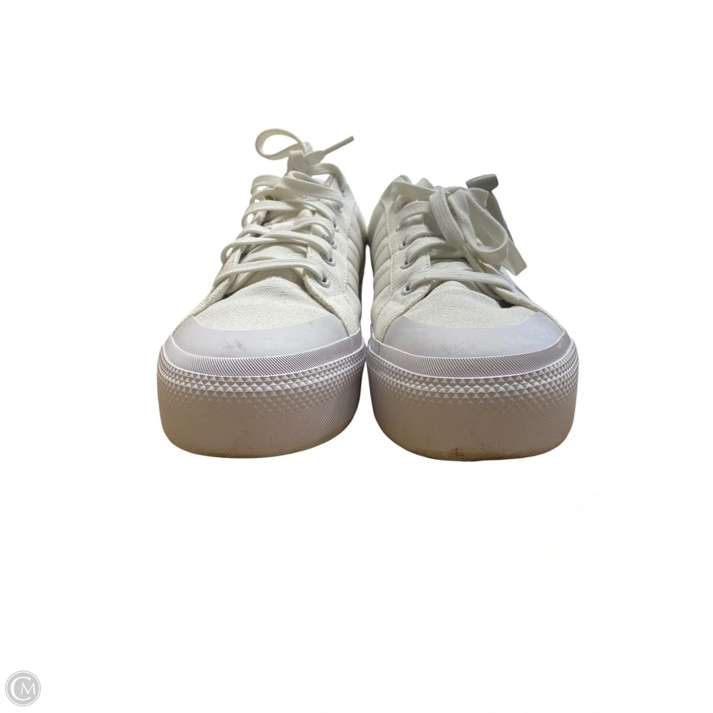 Shoes Sneakers By Adidas In White, Size: 9