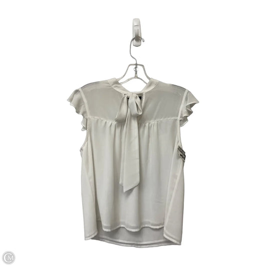 Top Sleeveless By Forever 21 In White, Size: M