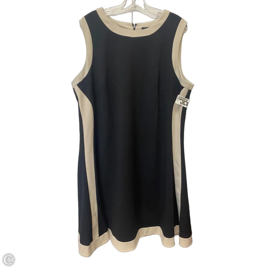 Dress Work By Dkny In Black & Brown, Size: Xl