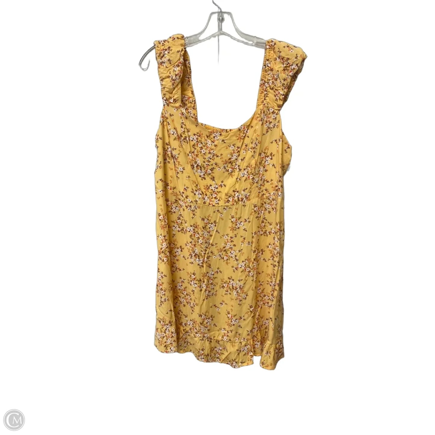 Dress Casual Short By Old Navy In Yellow, Size: Xl