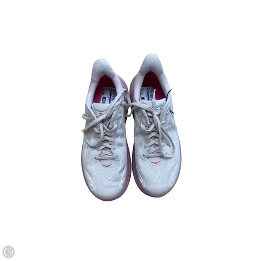 Shoes Athletic By Hoka In Pink & White, Size: 7.5