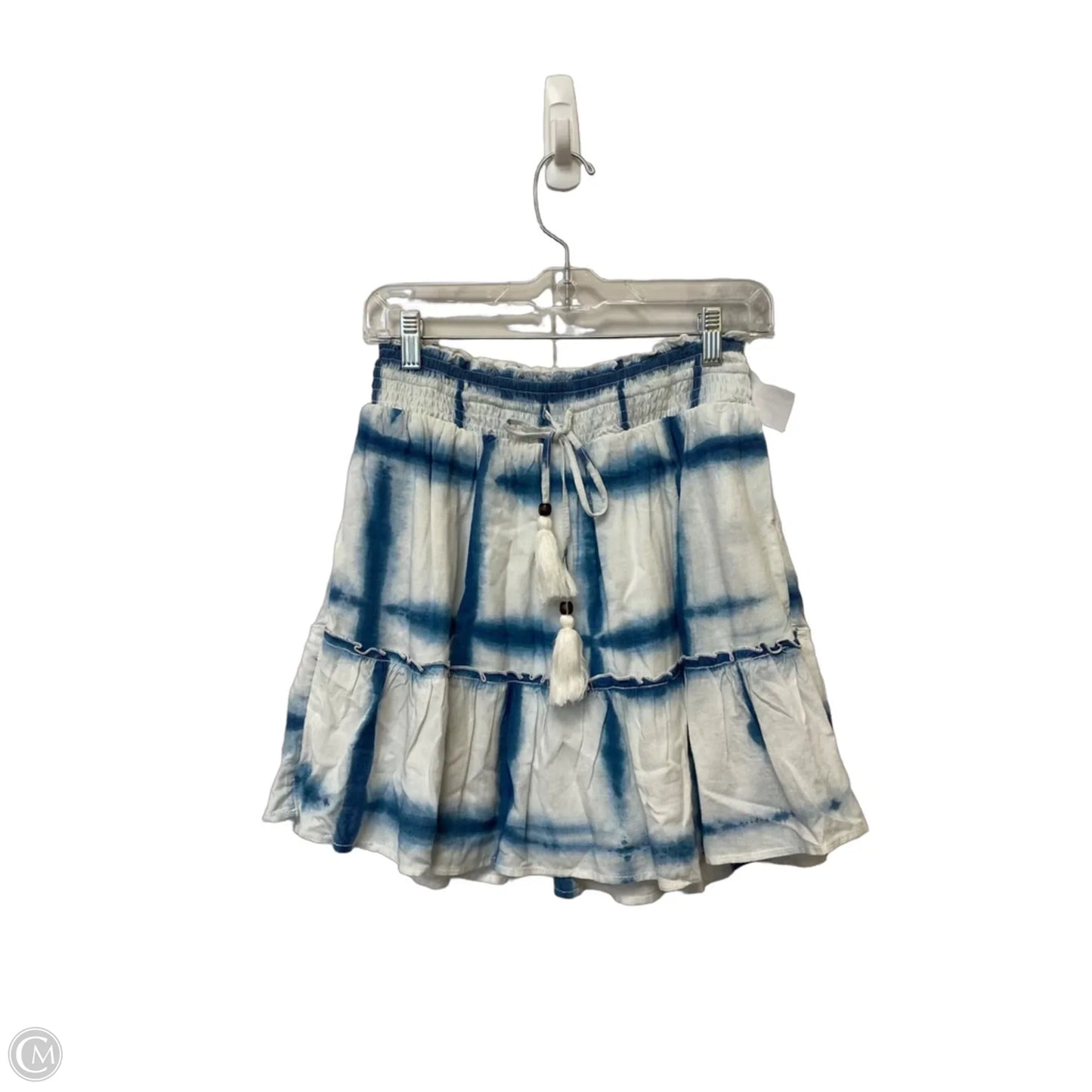 Skirt Midi By Pilcro In Blue & White, Size: Xs
