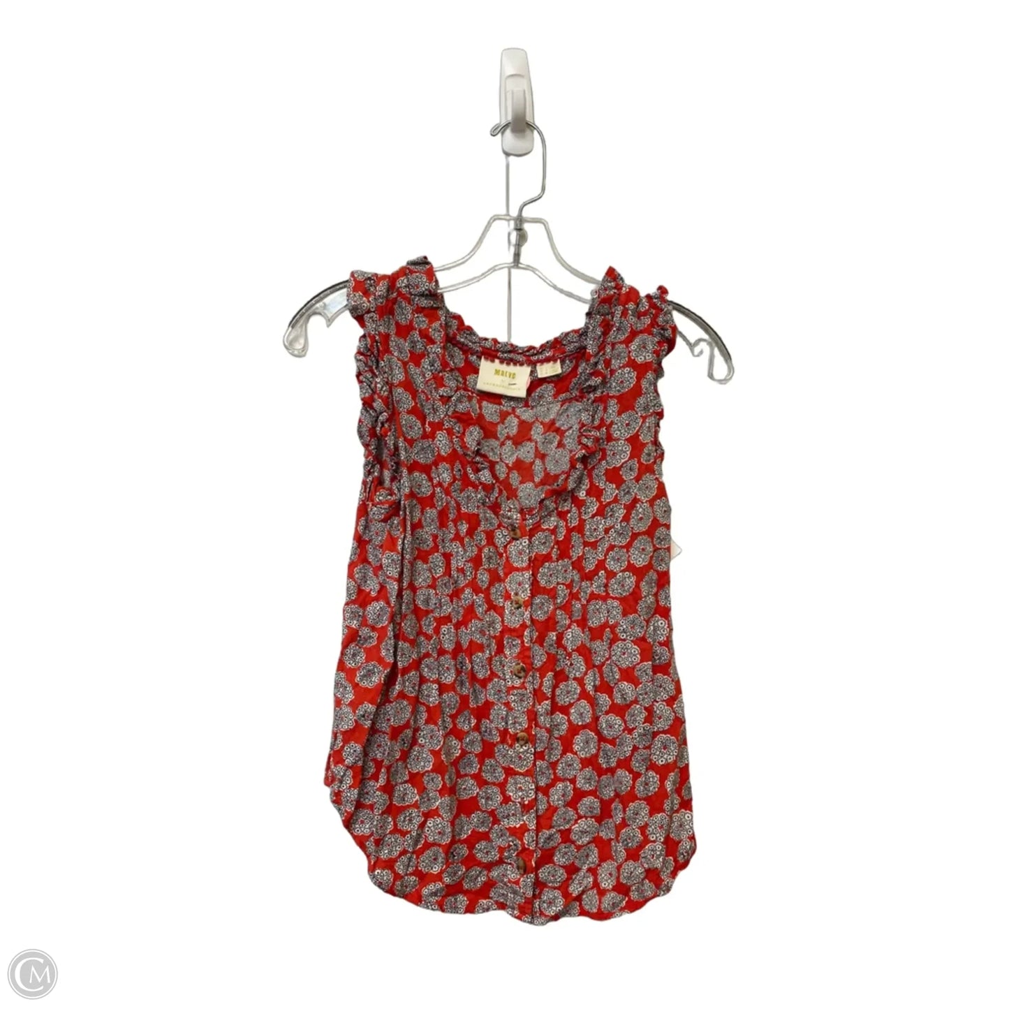 Top Sleeveless By Maeve In Red, Size: 0