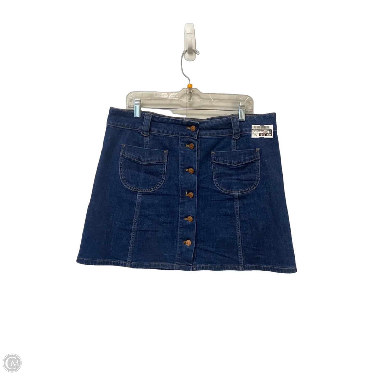 Skirt Mini & Short By Madewell In Blue Denim, Size: 14