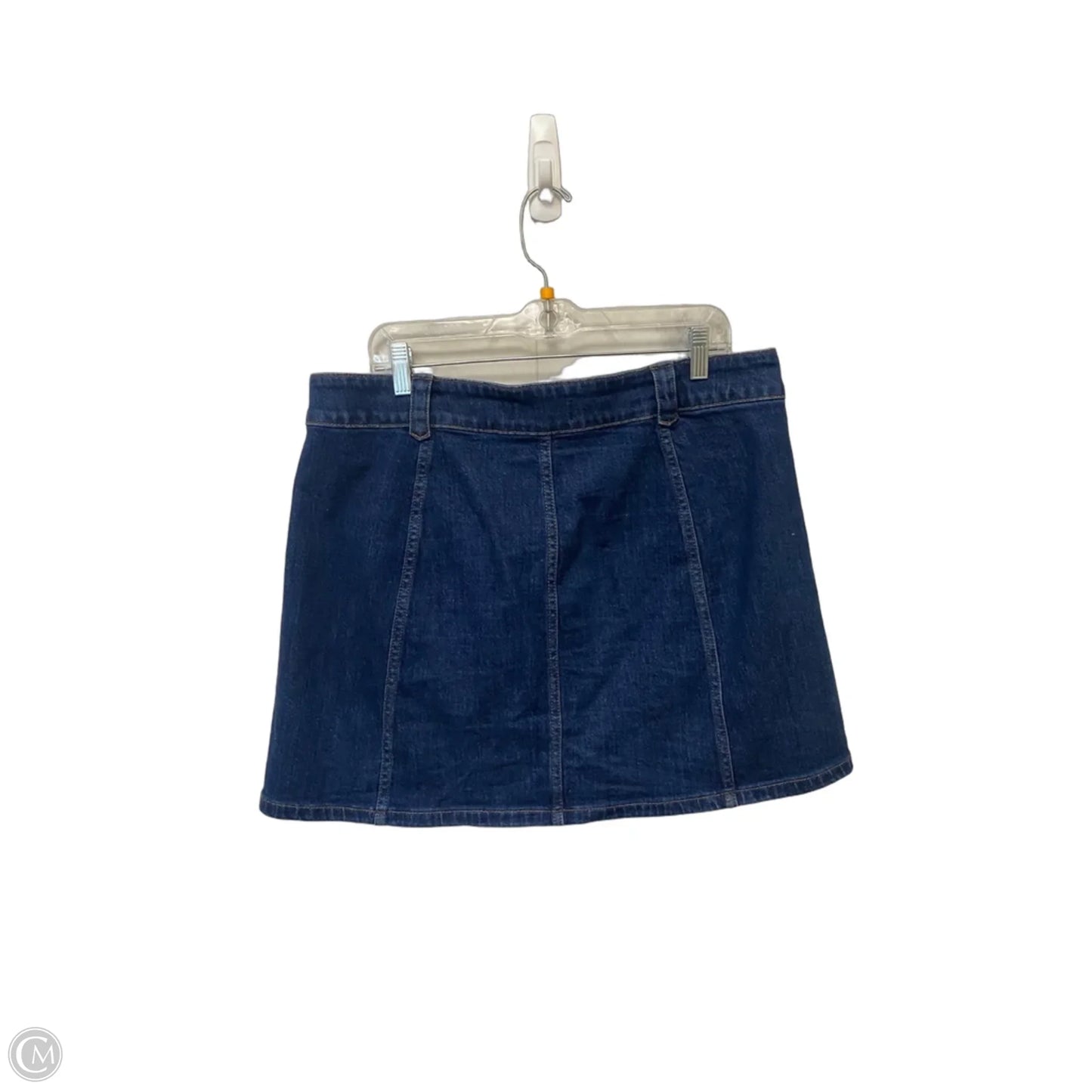 Skirt Mini & Short By Madewell In Blue Denim, Size: 14