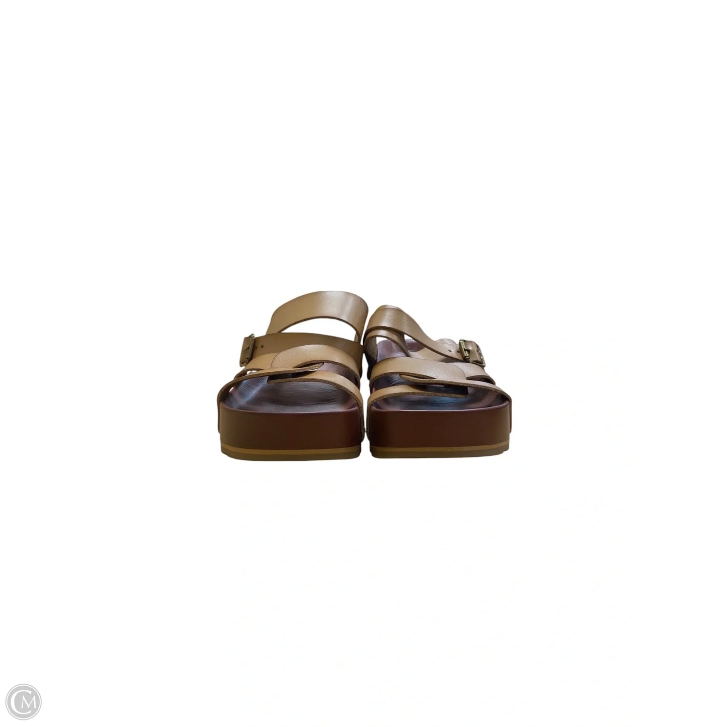 Sandals Flats By Cmf In Brown, Size: 7.5