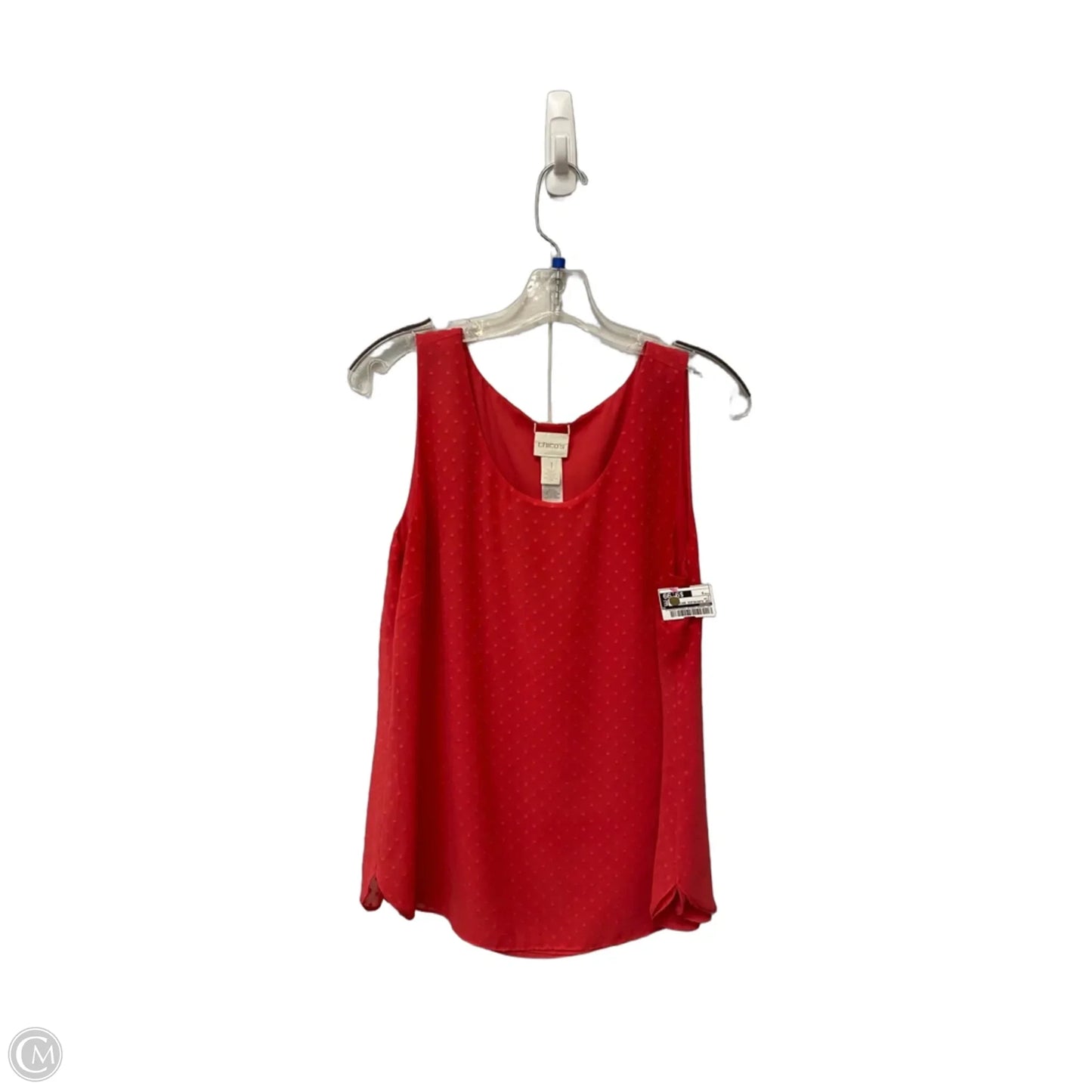 Top Sleeveless Basic By Chicos In Pink, Size: S