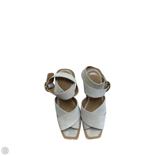 Sandals Heels Wedge By Rag And Bone In Tan, Size: 8.5
