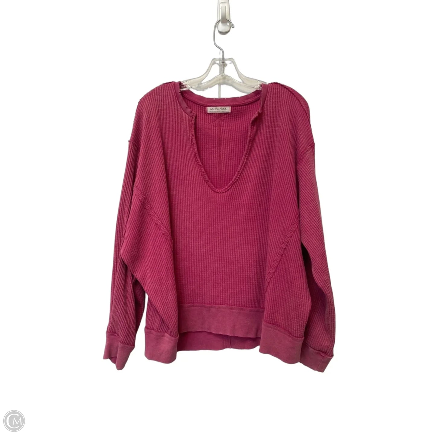 Top Long Sleeve Basic By We The Free In Pink, Size: Xs