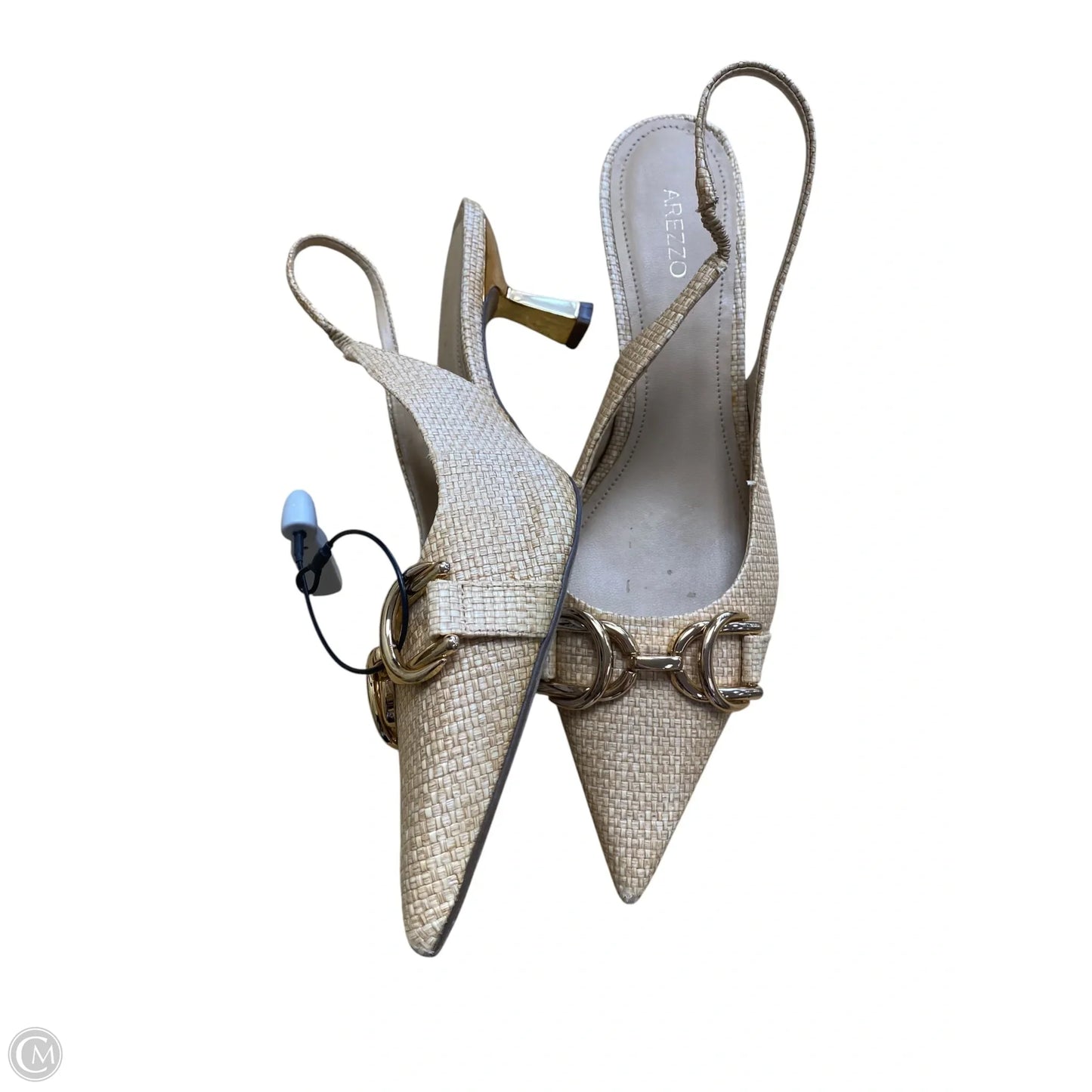 Shoes Heels Kitten By Cmb In Brown, Size: 9