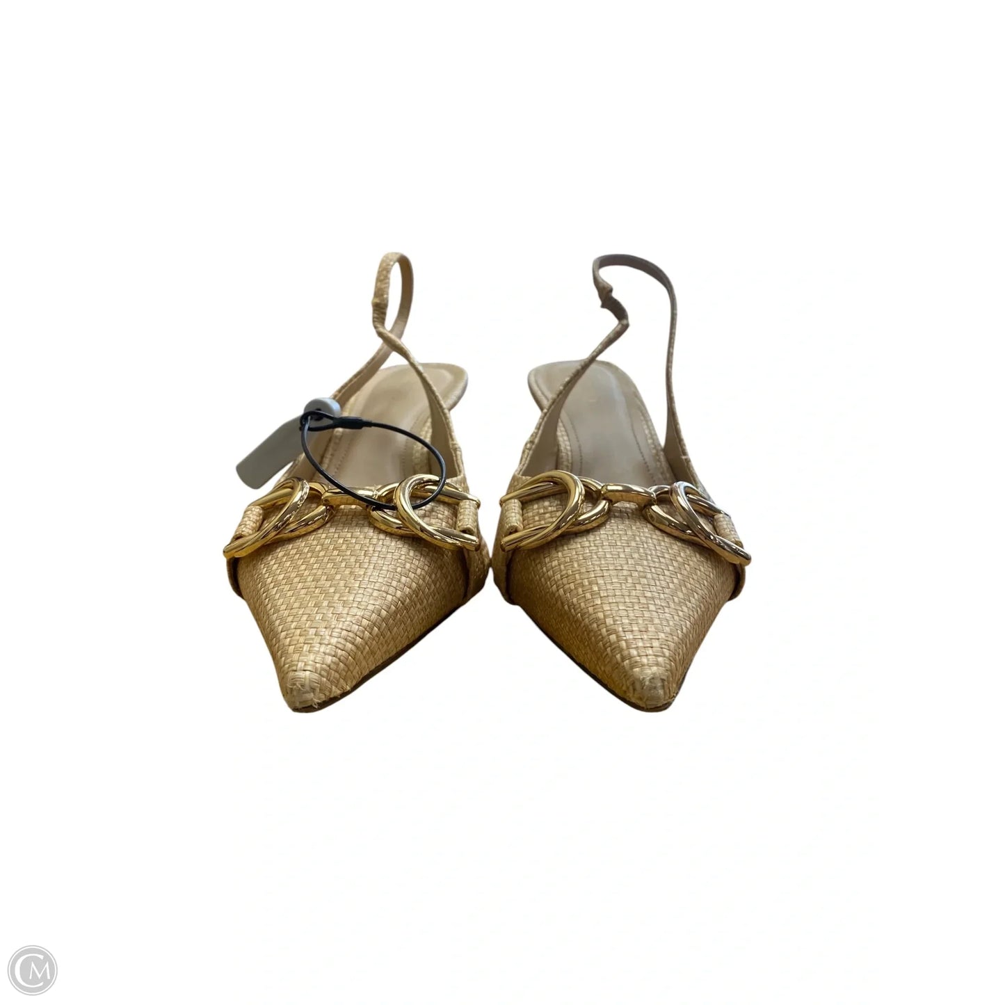 Shoes Heels Kitten By Cmb In Brown, Size: 9