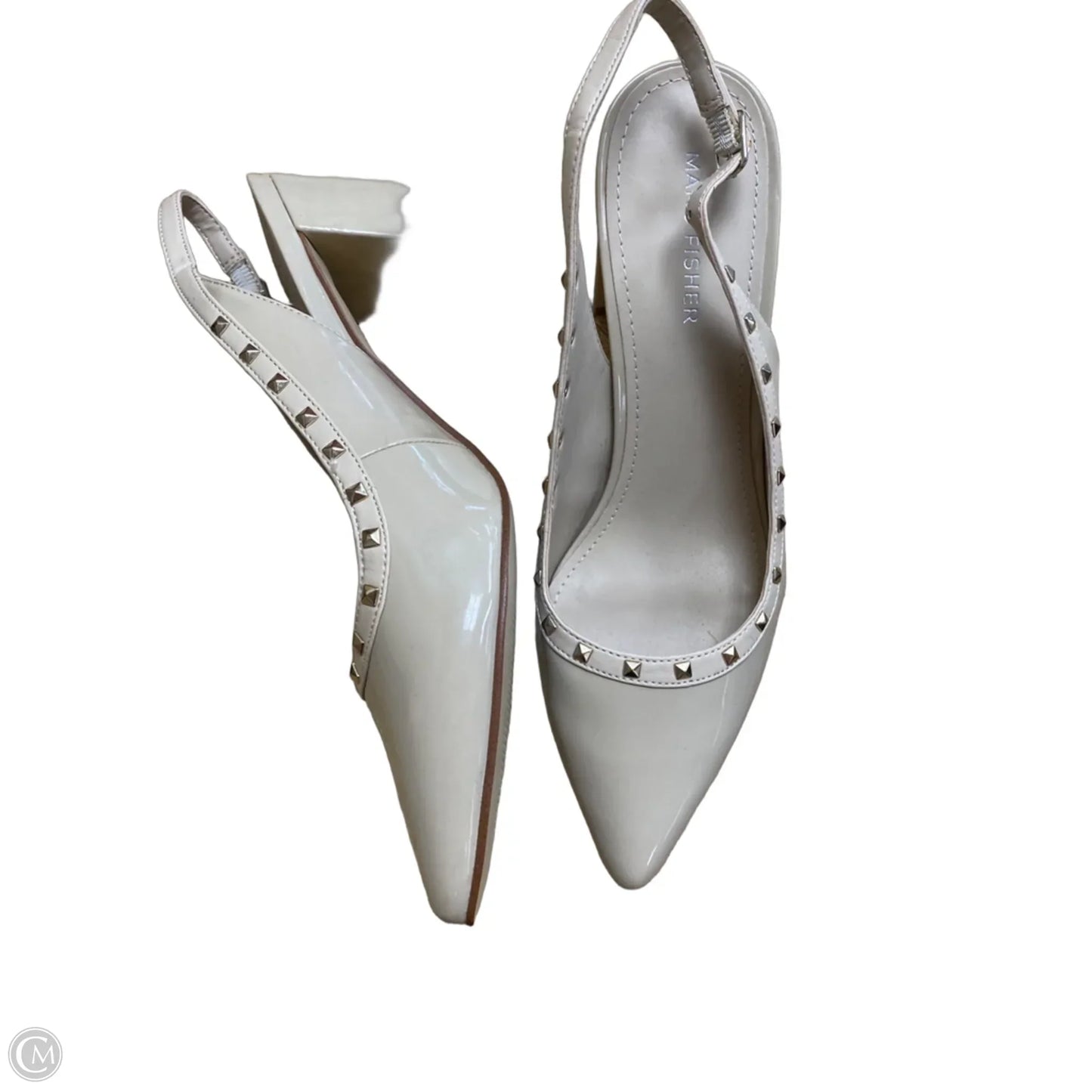 Shoes Heels Block By Marc Fisher In Beige, Size: 7