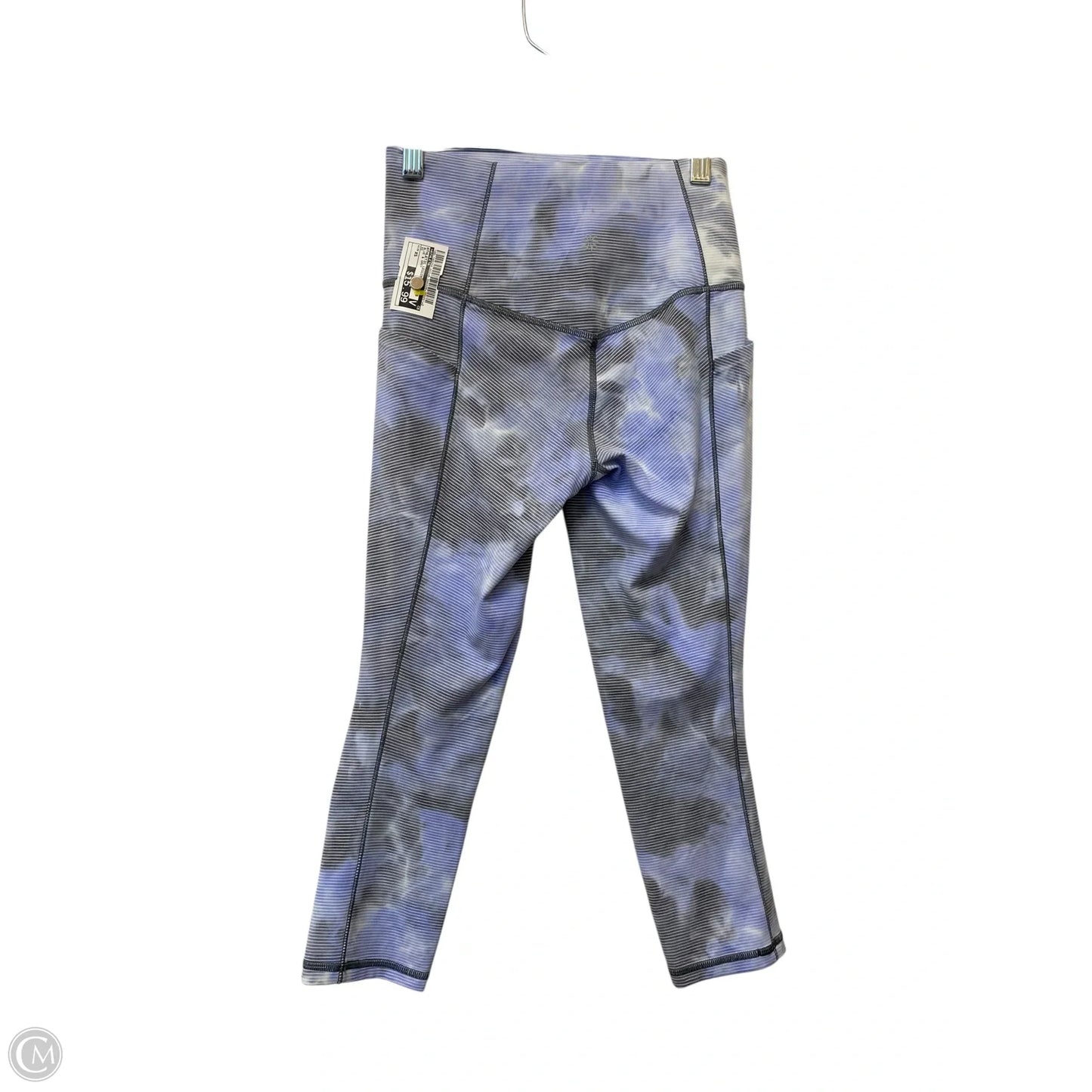 Athletic Leggings Capris By Athleta In Blue & Grey, Size: Xs