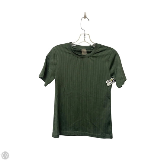 Athletic Top Short Sleeve By Calia In Green, Size: M