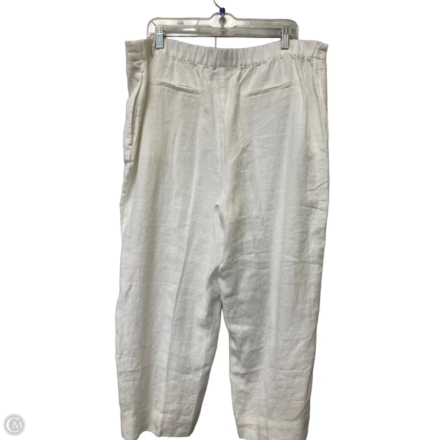 Pants Linen By Chicos In White, Size: L