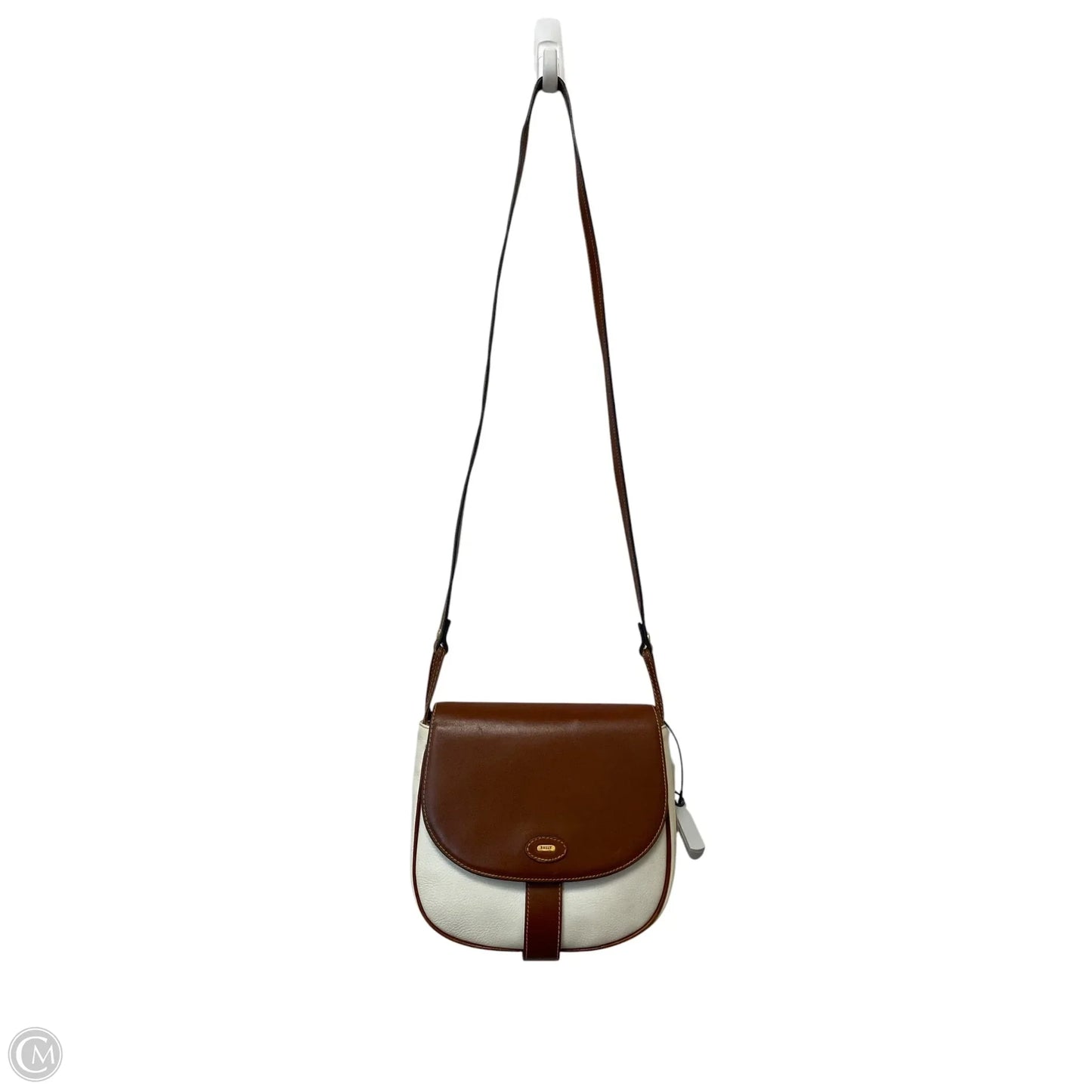 Crossbody Leather By Bally, Size: Medium