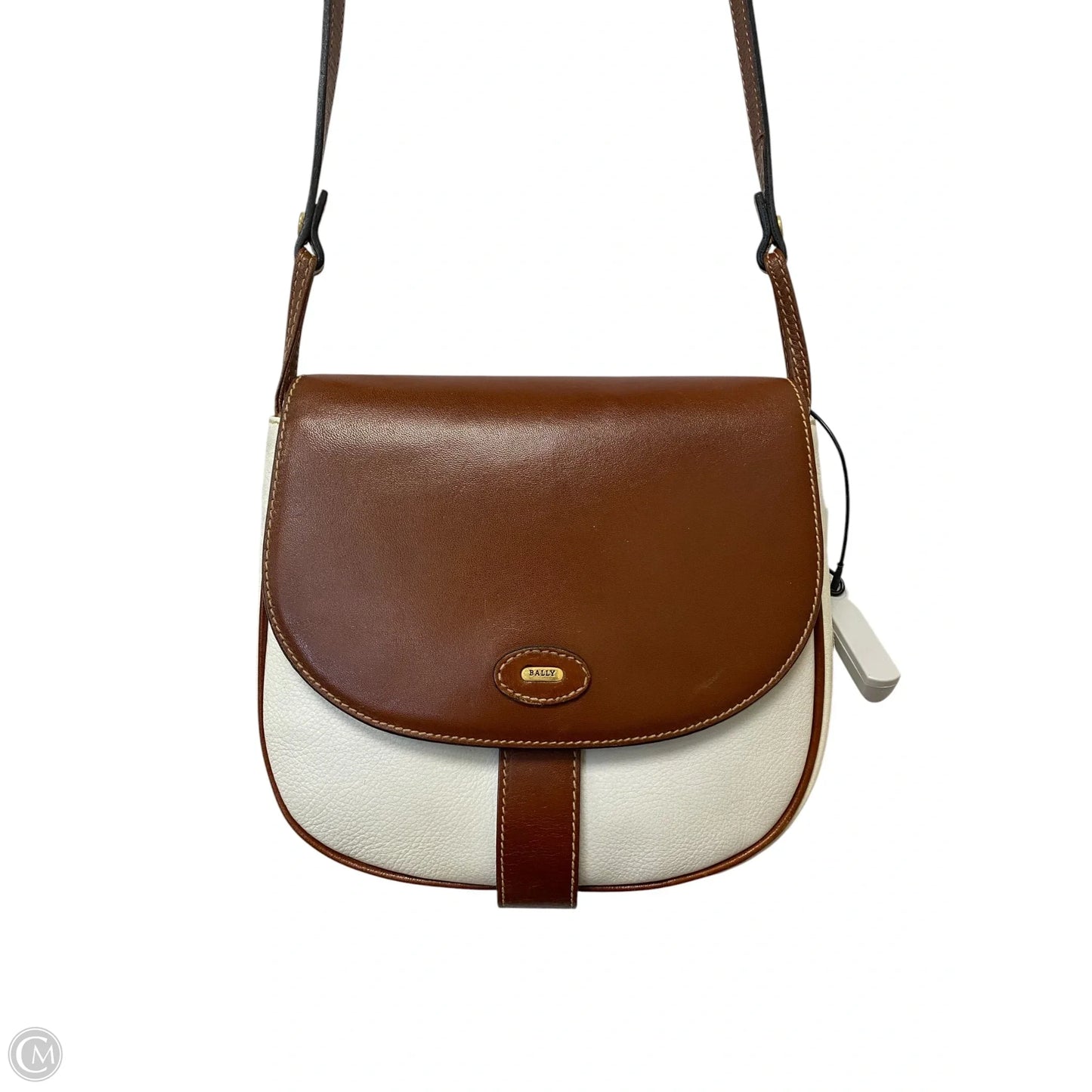 Crossbody Leather By Bally, Size: Medium