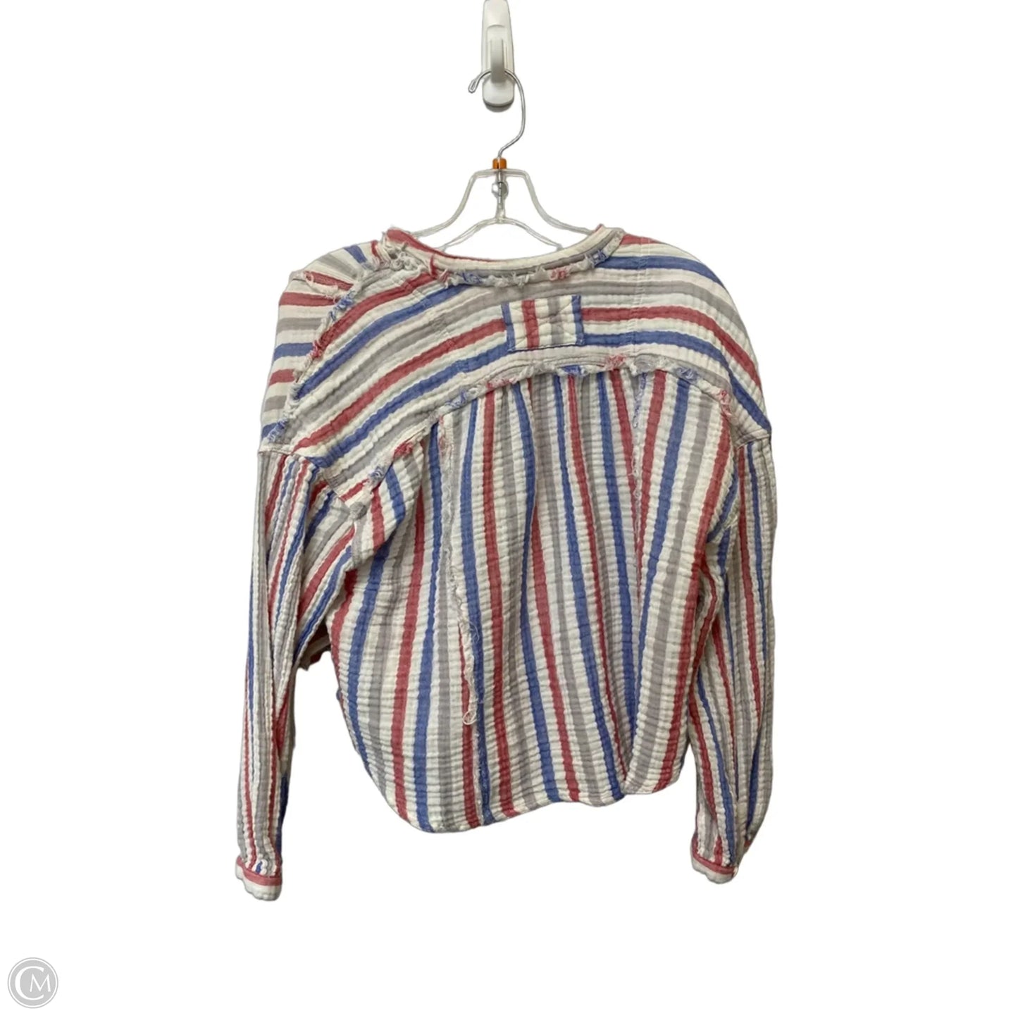 Top Long Sleeve By We The Free In Striped Pattern, Size: S