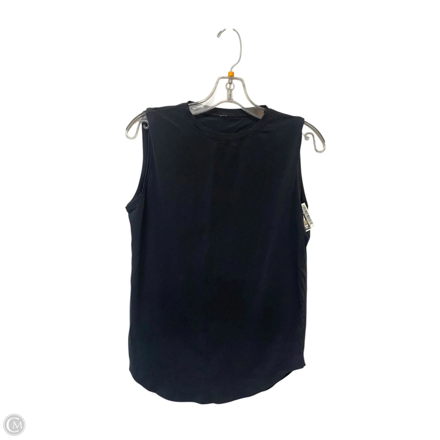Athletic Top Short Sleeve By Lululemon In Black, Size: S