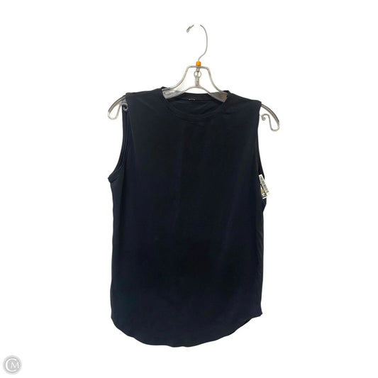 Athletic Top Short Sleeve By Lululemon In Black, Size: S