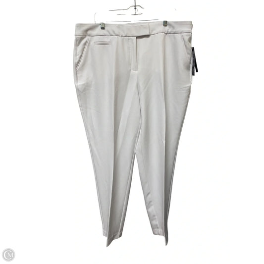 Pants Dress By Investments In White, Size: 18