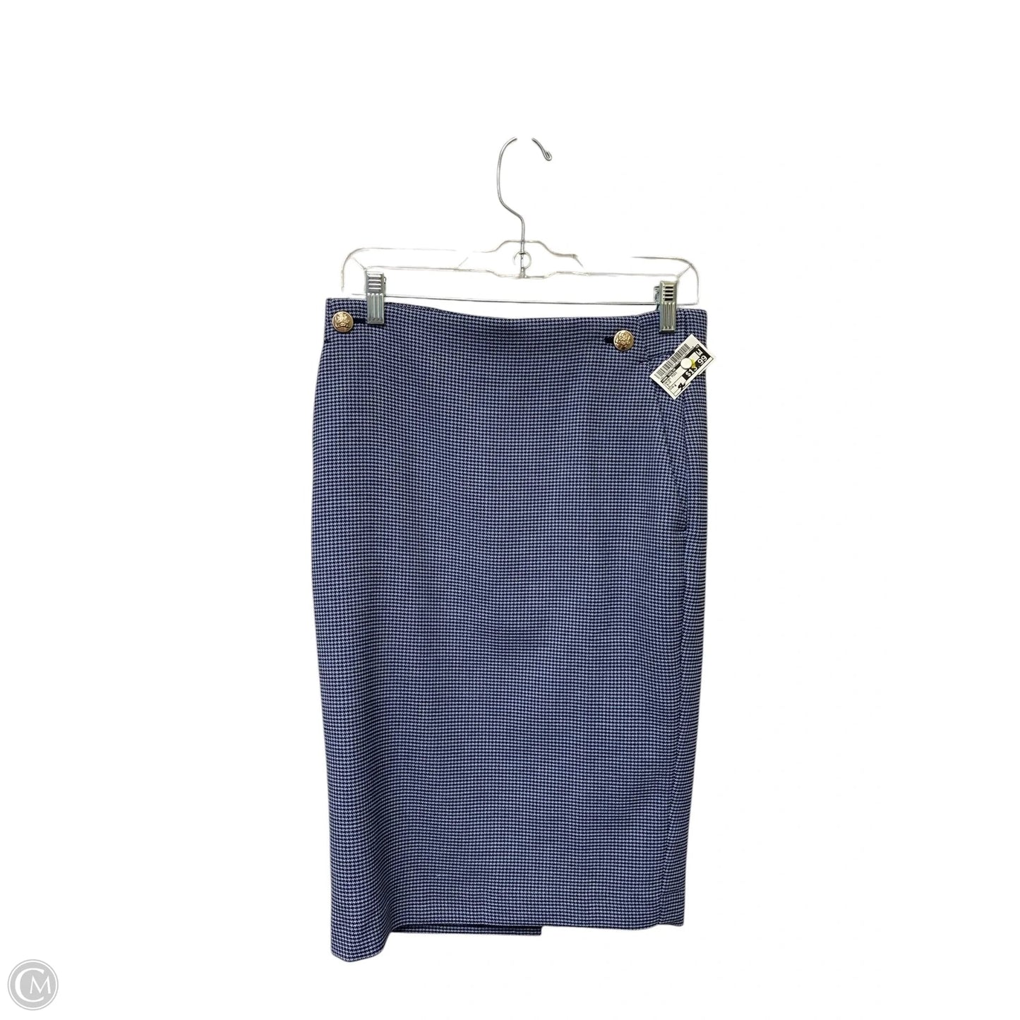 Skirt Midi By Ann Taylor In Blue, Size: 4