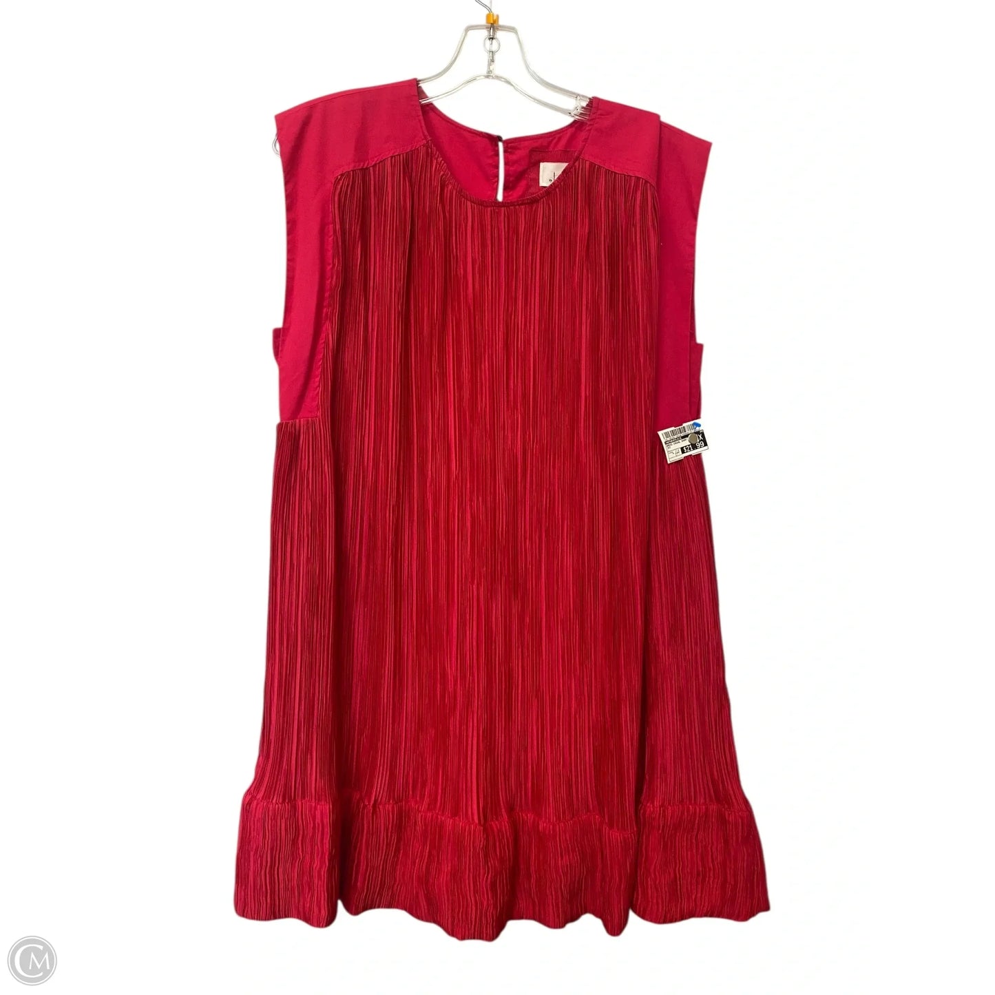 Dress Casual Short By Anthropologie In Red, Size: L
