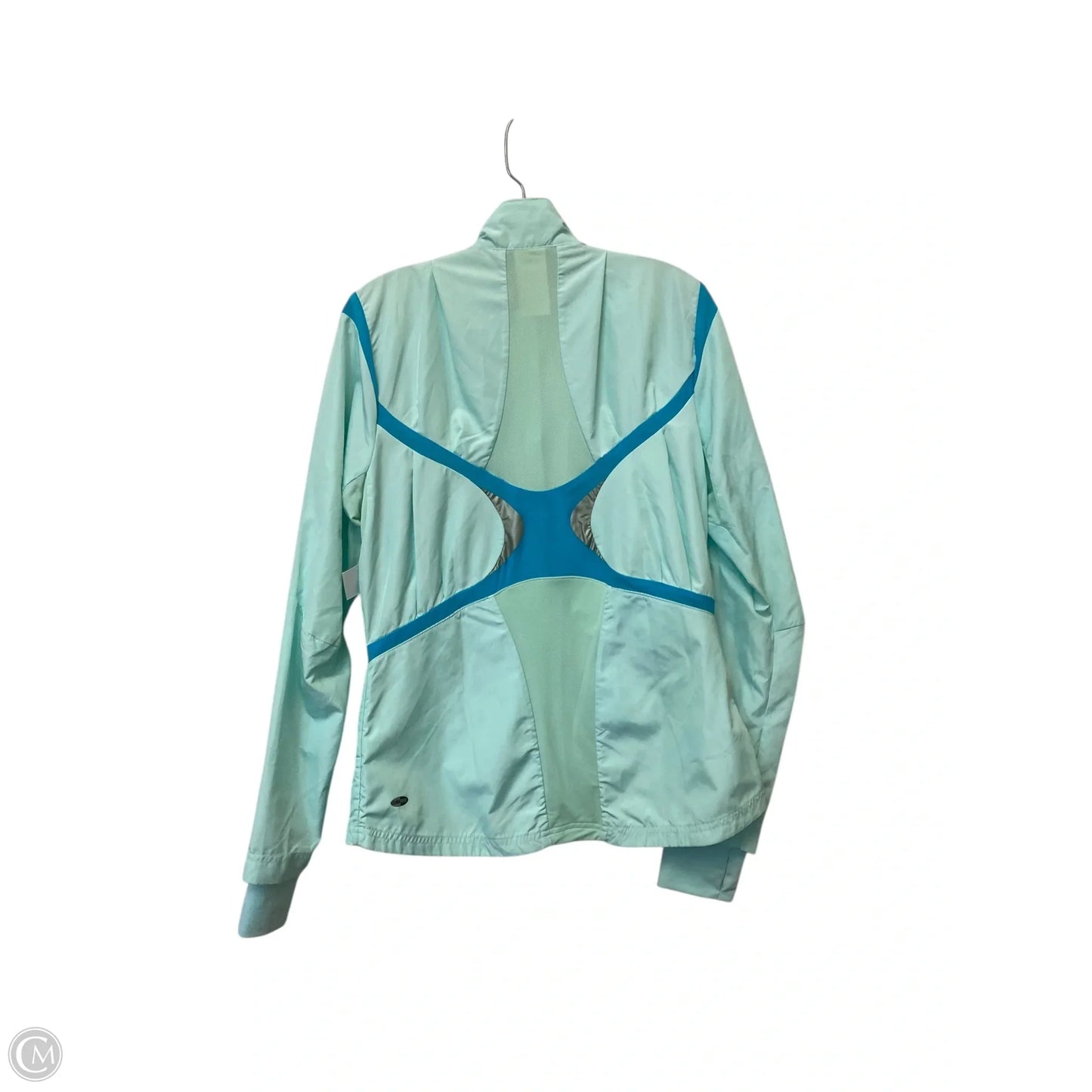 Athletic Jacket By Adidas In Green, Size: M