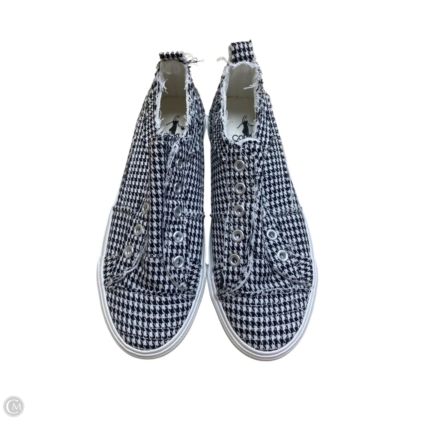 Shoes Sneakers By Corkys In Plaid Pattern, Size: 6