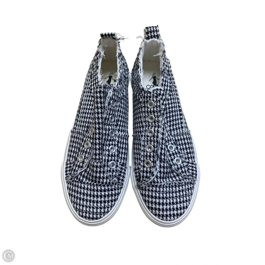 Shoes Sneakers By Corkys In Plaid Pattern, Size: 6