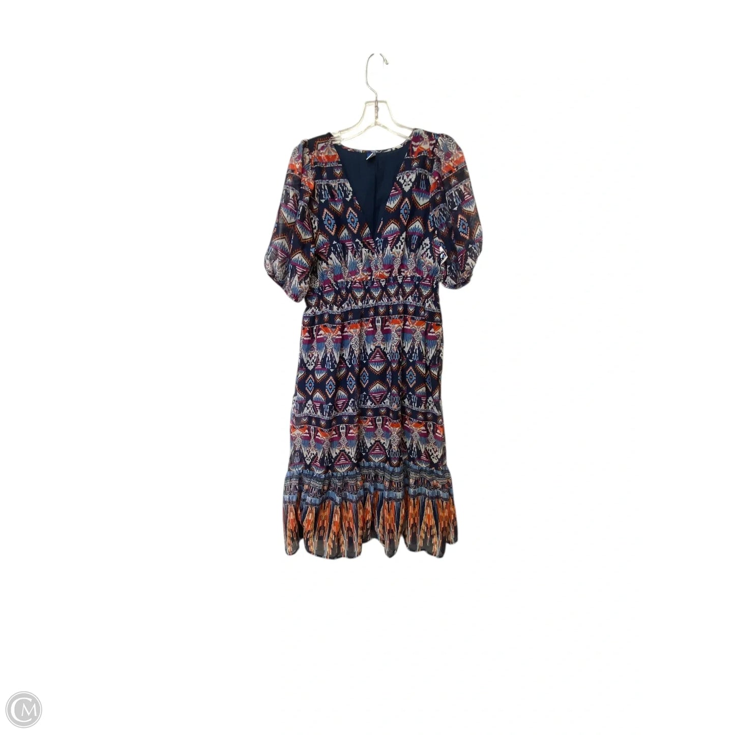 Dress Casual Maxi By Old Navy In Blue & Purple, Size: M