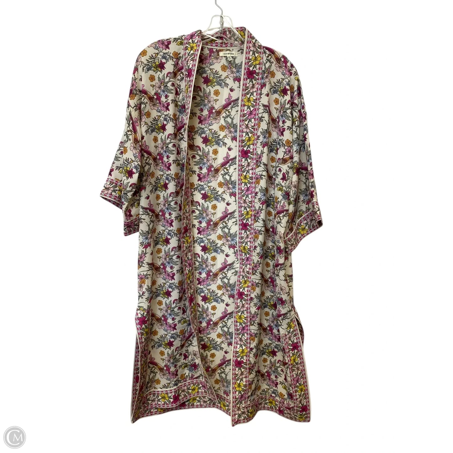 Cardigan By Max Studio In Floral Print, Size: Xs