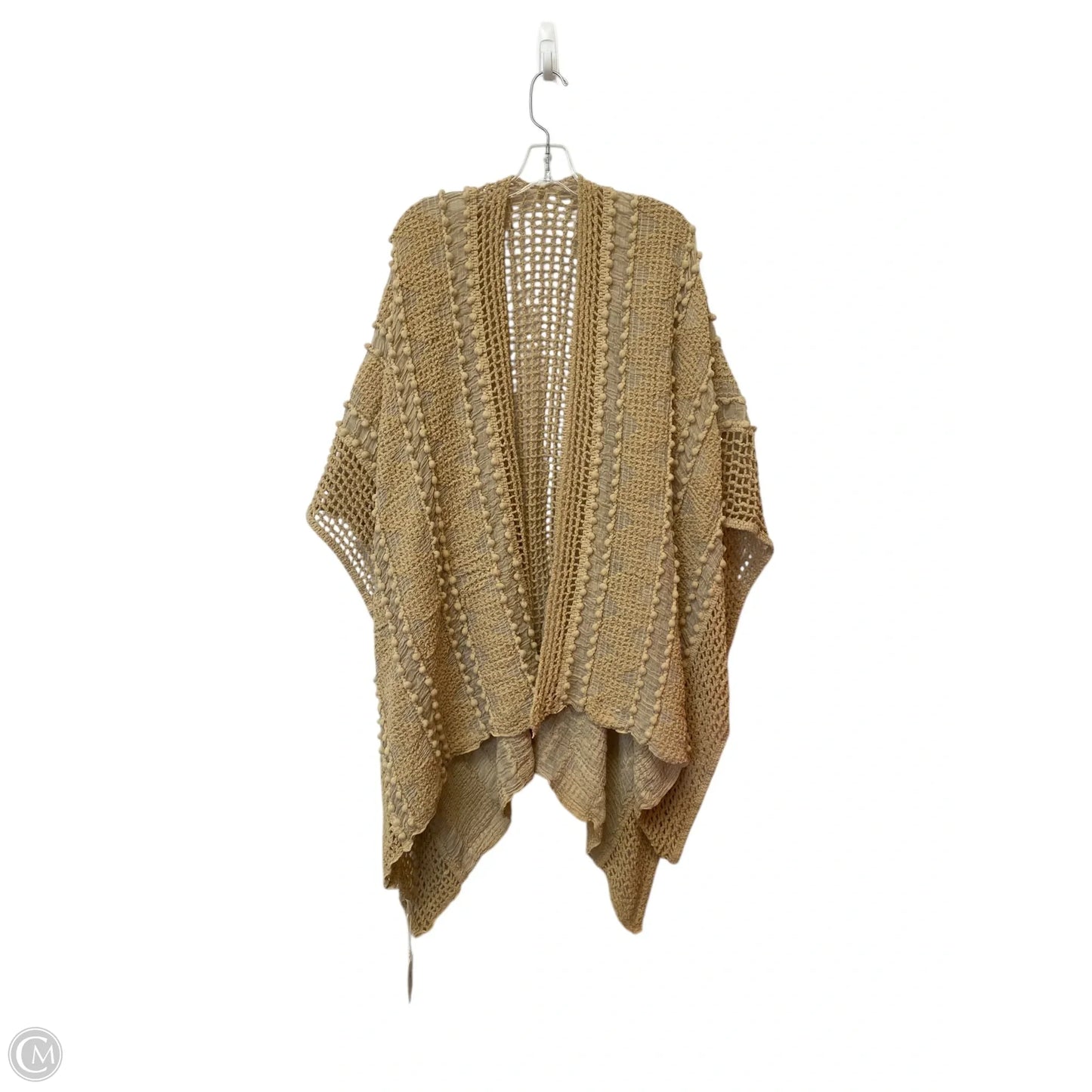 Shawl By Clothes Mentor In Tan, Size: Osfm