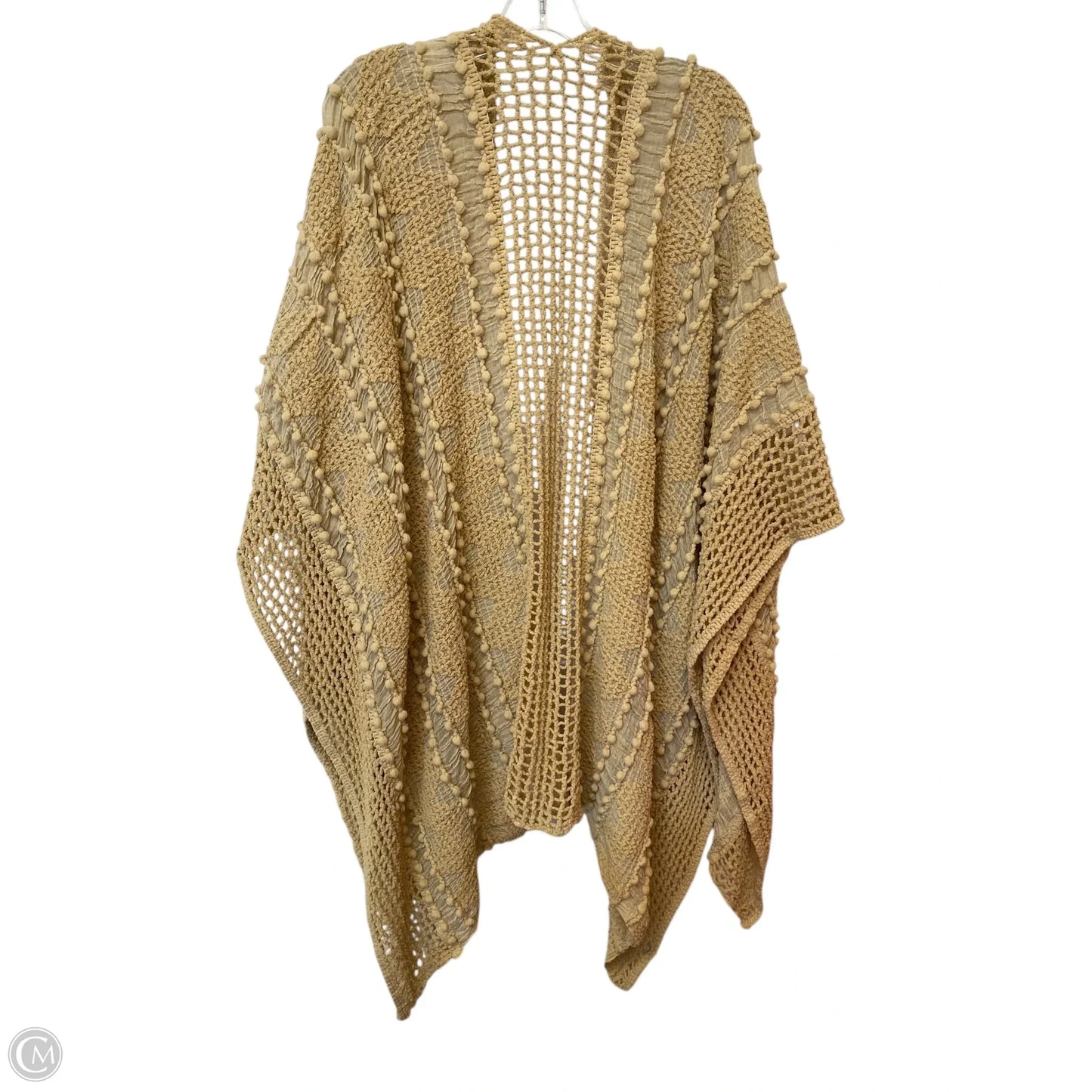 Shawl By Clothes Mentor In Tan, Size: Osfm