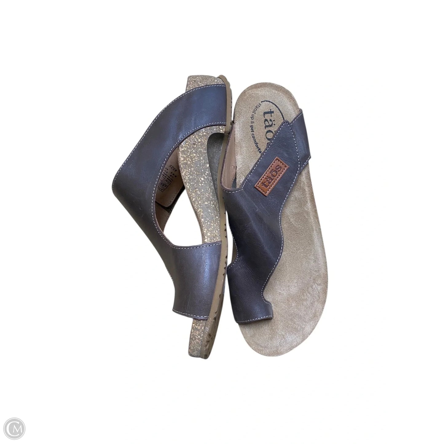 Sandals Flip Flops By Taos In Brown, Size: 9