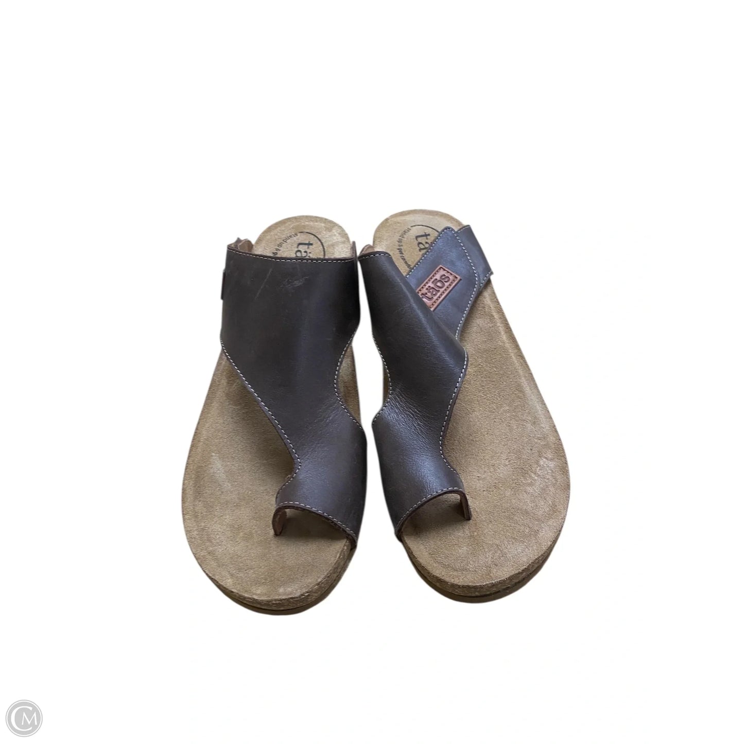 Sandals Flip Flops By Taos In Brown, Size: 9