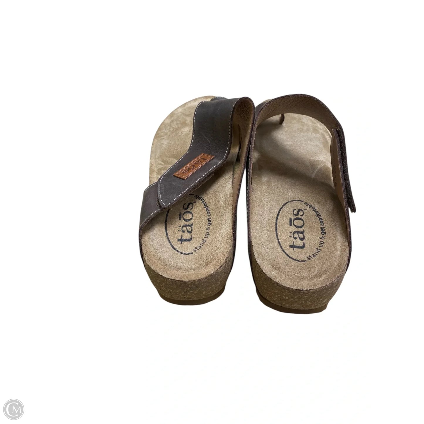 Sandals Flip Flops By Taos In Brown, Size: 9