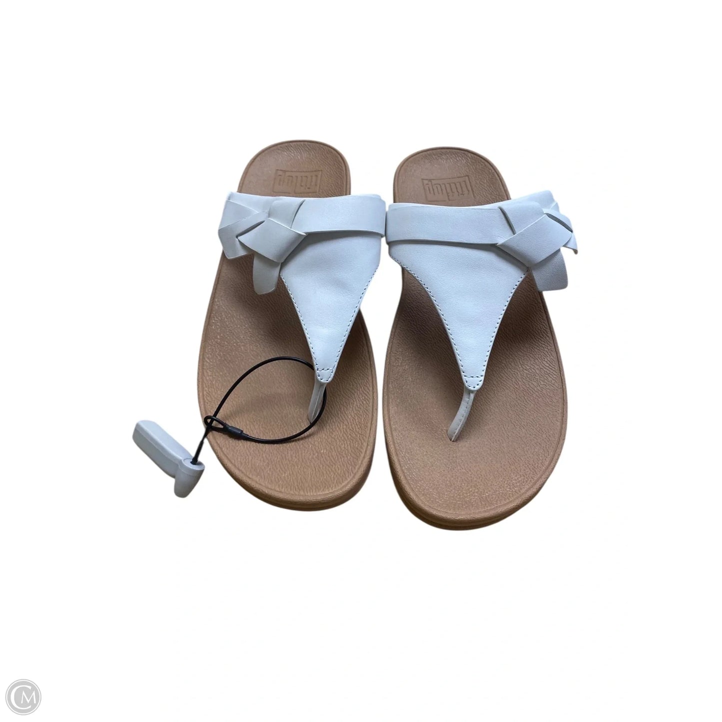 Sandals Flip Flops By Fitflop In White, Size: 8