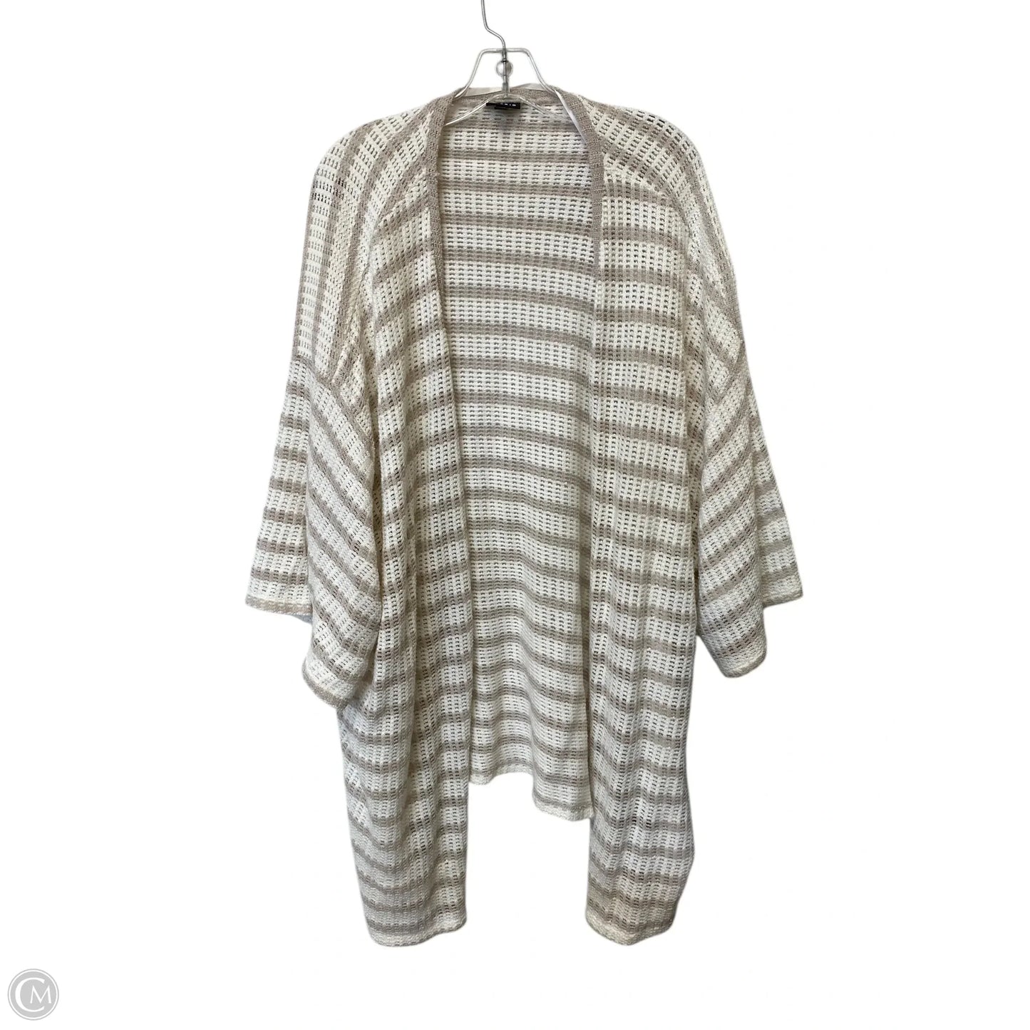 Cardigan By Torrid In Cream & Tan, Size: 3x