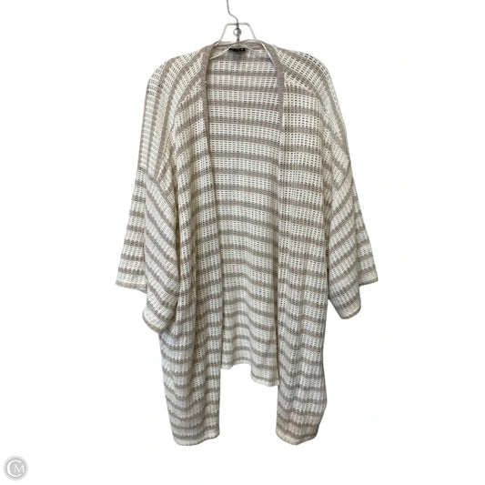 Cardigan By Torrid In Cream & Tan, Size: 3x