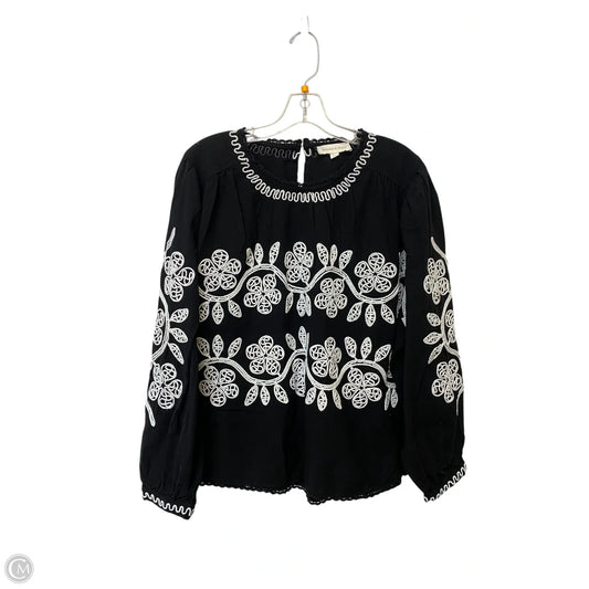 Top Long Sleeve By Anthropologie In Black, Size: 3x