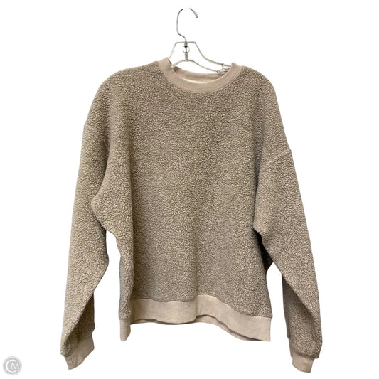 Sweatshirt Crewneck By Outdoor Voices In Cream, Size: M