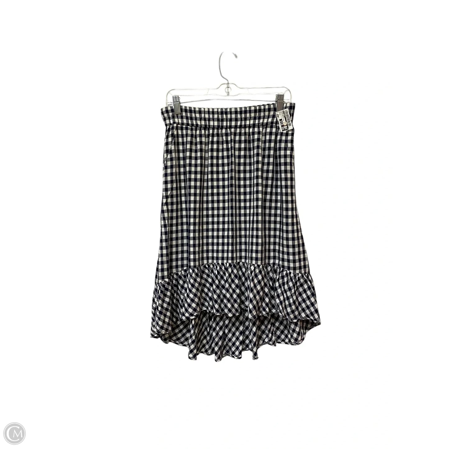 Skirt Midi By J. Crew In Checkered Pattern, Size: S