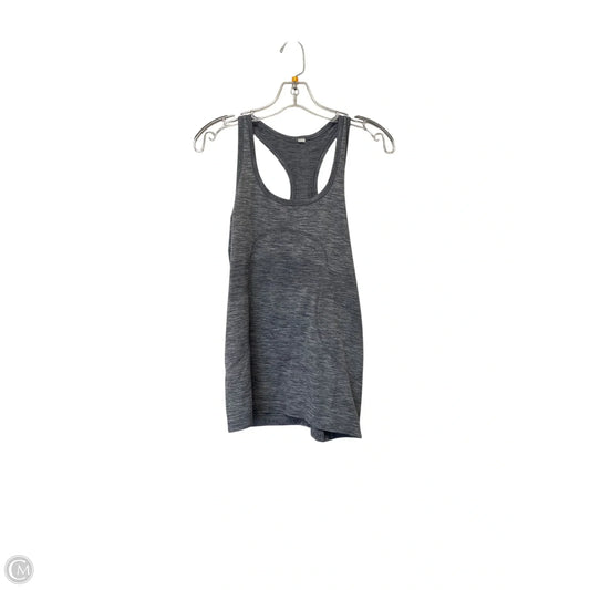 Athletic Tank Top By Lululemon In Grey, Size: 8