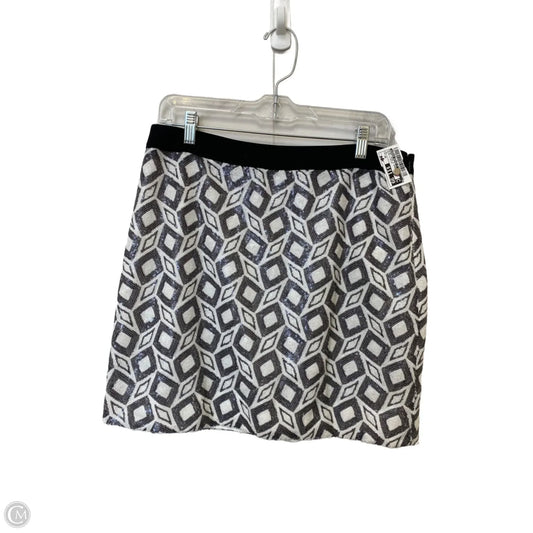 Skirt Mini & Short By Banana Republic In Black & White, Size: 10