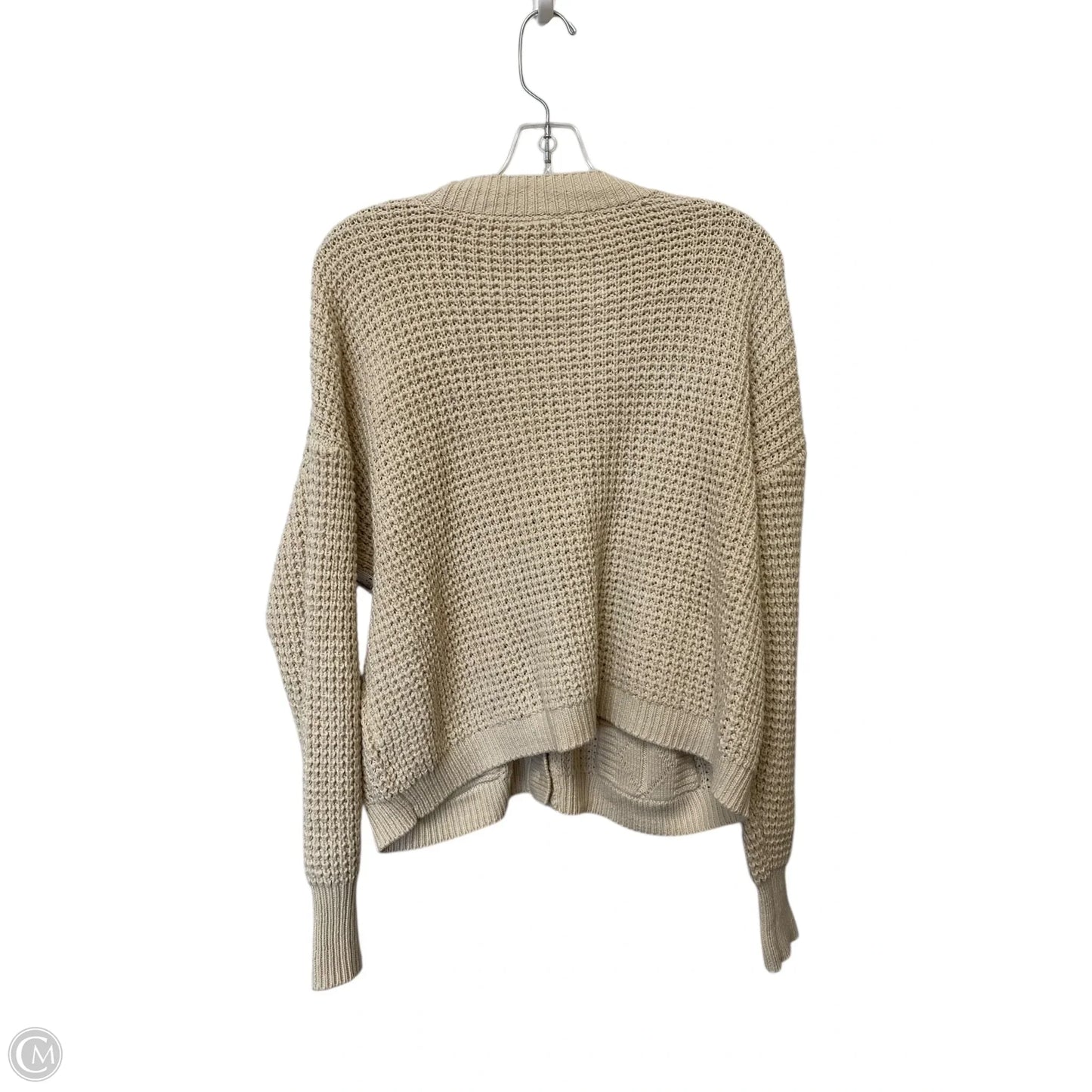 Sweater Cardigan By Ana In Tan, Size: M