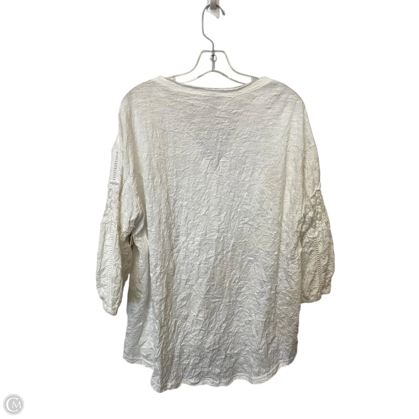 Top Long Sleeve By Sundance In White, Size: L