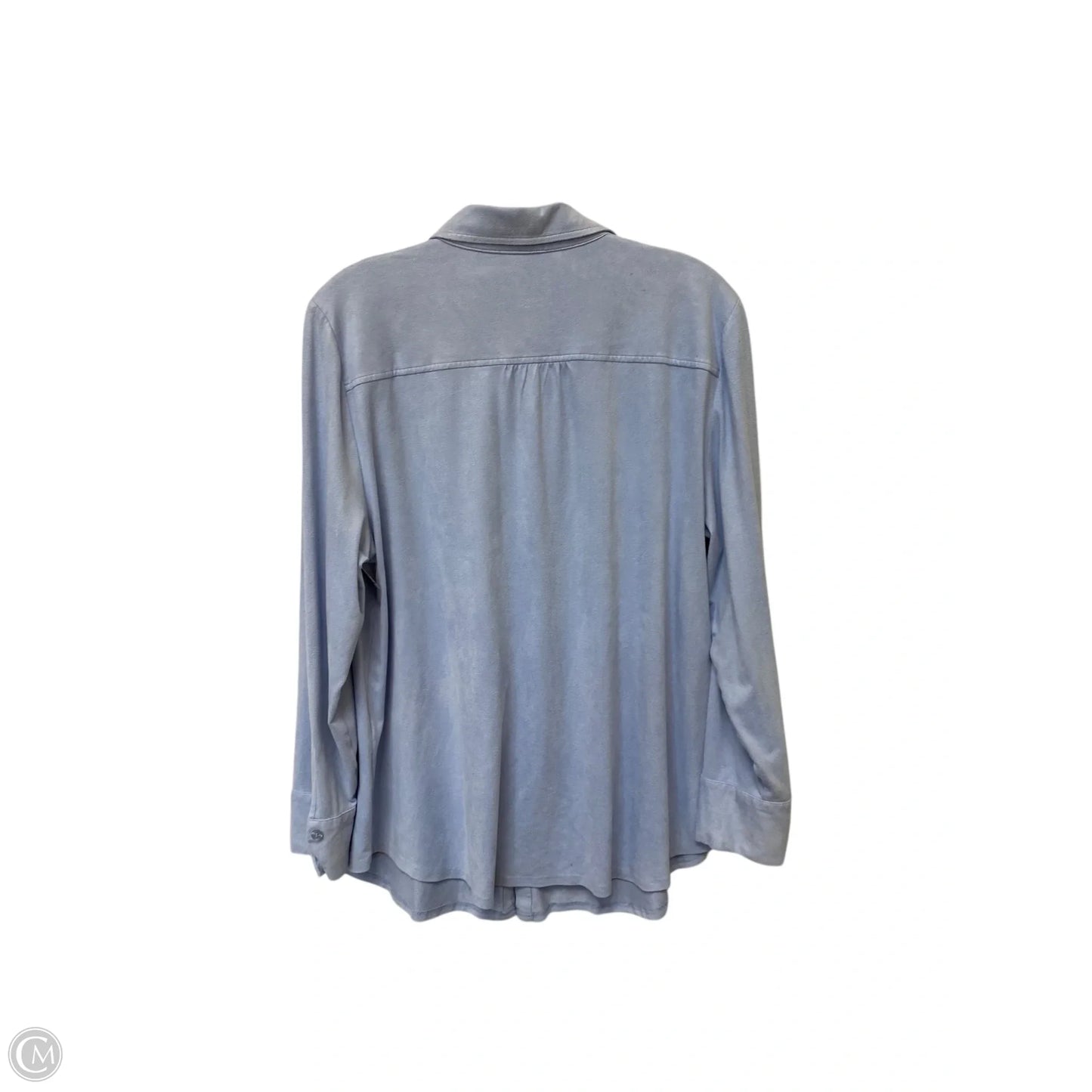 Top Long Sleeve By Chicos In Blue, Size: M