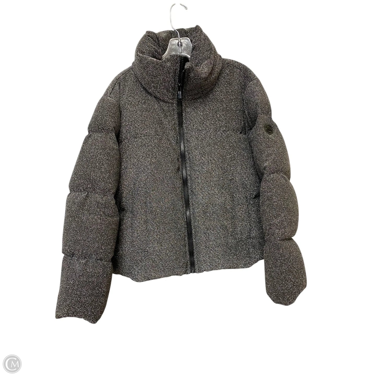 Coat Puffer & Quilted By Michael By Michael Kors In Silver, Size: L